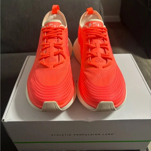APL | Shoes | Apl Streamline Neon Orange Running Shoes  display picture 1